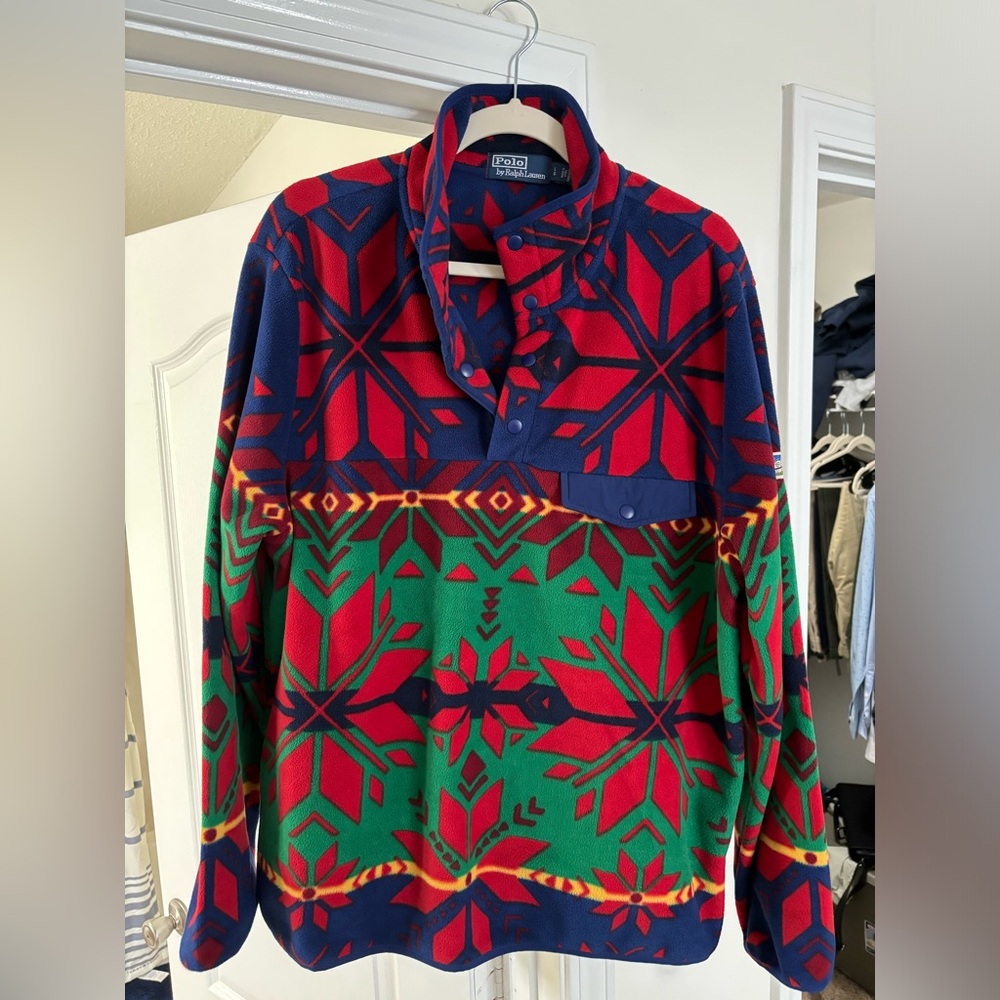 Polo Fleece Pullover